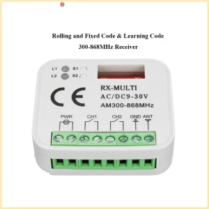 remote for 300 868mhz receiver 1