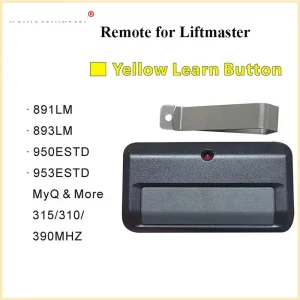 remote for liftmaster yellow learn button 1