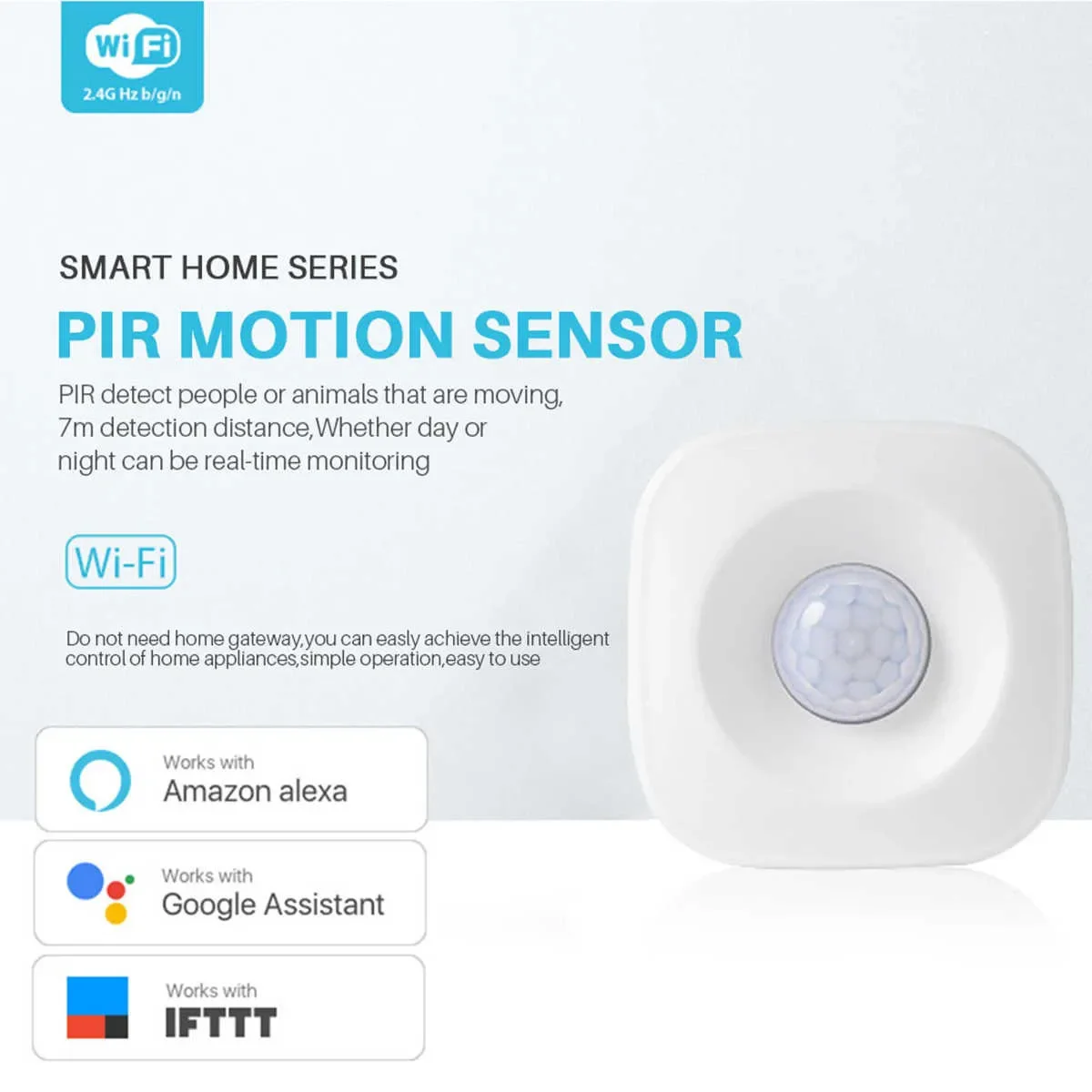 wifi wireless infrared alam detector pir motion sensor for tuya app smart home automation security alarm 1